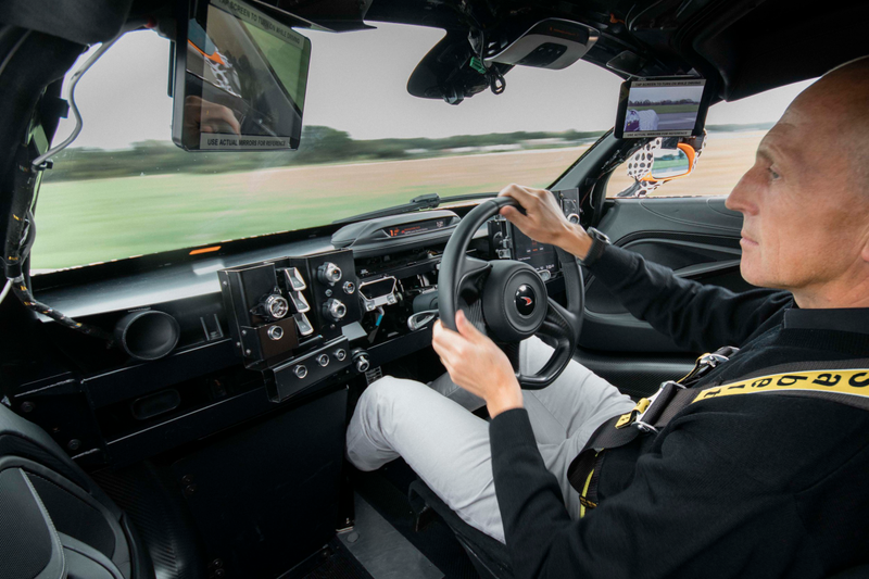 Illustration for article titled McLaren's Using A 720S To Test The Three-Seater Layout Of Its BP23 Hypercar